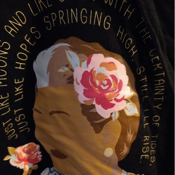 Maya Still I Rise Juniors Long Sleeve Graphic Sweatshirt Junior XS - Picture 10 of 12